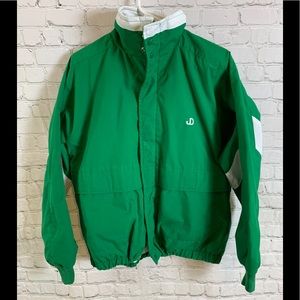 Vintage John Deere Green &White Jacket Sz Med